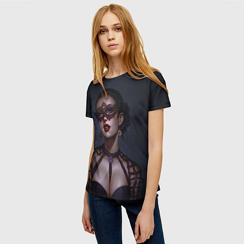 Женская футболка ЙЕННИФЕР ВЕДЬМАК 2 / 3D-принт – фото 3