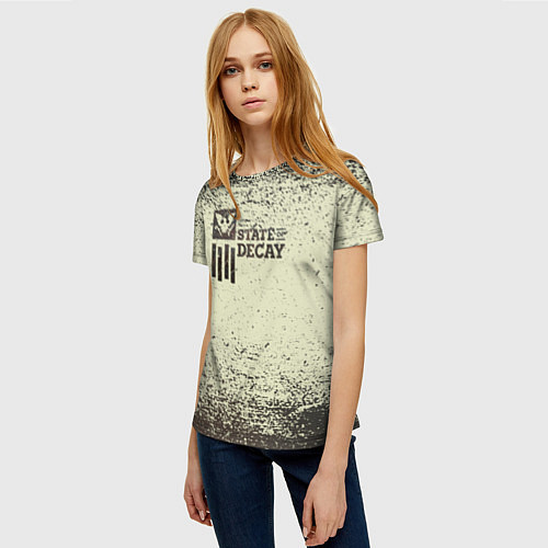 Женская футболка State of Decay - Загнивающий штат / 3D-принт – фото 3