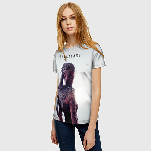 Женская футболка Hellblade Сенуа / 3D-принт – фото 3