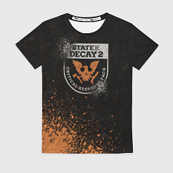 Женская футболка State of Decay Гранж