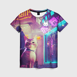 Женская футболка Stray