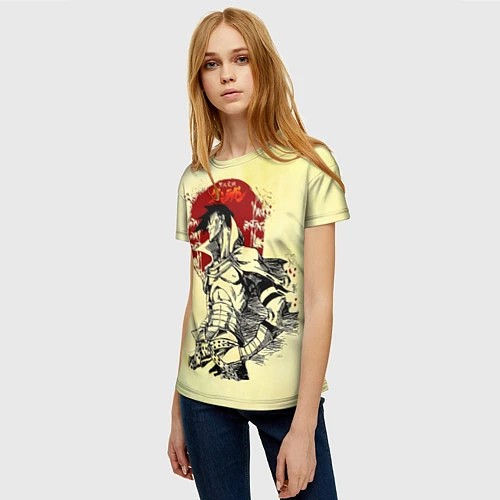 Женская футболка Камина Гуррен-Лаганн / 3D-принт – фото 3