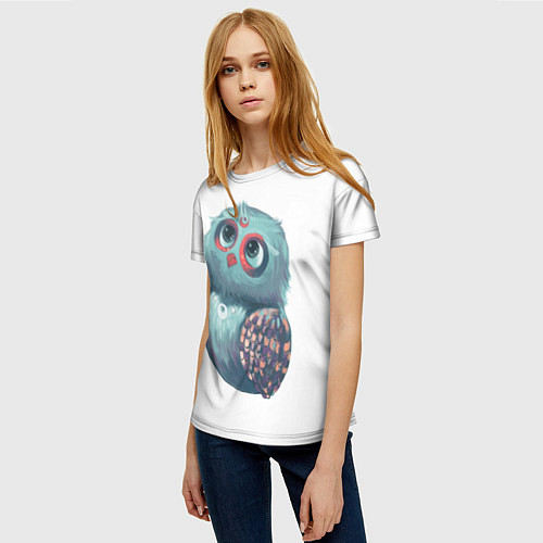 Женская футболка Космическая Софа / 3D-принт – фото 3