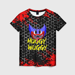 Футболка женская Huggy Wuggy соты, цвет: 3D-принт