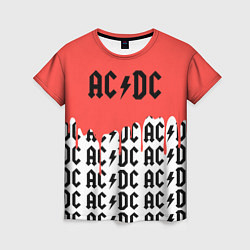 Футболка женская Ac dc rock, цвет: 3D-принт