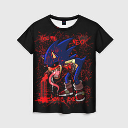 Женская футболка Sonic Exe - killer