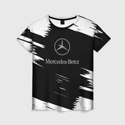 Футболка женская Mercedes-Benz Текстура, цвет: 3D-принт