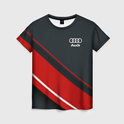 Футболка женская Audi sport red, цвет: 3D-принт