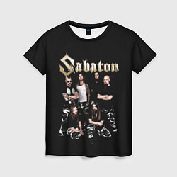 Футболка женская SABATON САБАТОН, цвет: 3D-принт