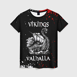 Футболка женская Викинги: Вальхалла Vikings: Valhalla, цвет: 3D-принт