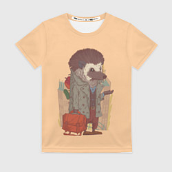 Футболка женская Городской ёж, цвет: 3D-принт