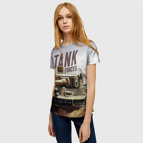 Женская футболка Forces Tank / 3D-принт – фото 3
