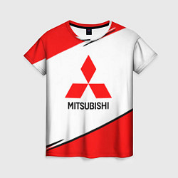 Футболка женская Mitsubishi Logo Geometry, цвет: 3D-принт