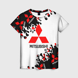 Футболка женская Mitsubishi Fire Pattern, цвет: 3D-принт