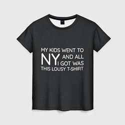 Футболка женская New York T-Shirt, цвет: 3D-принт