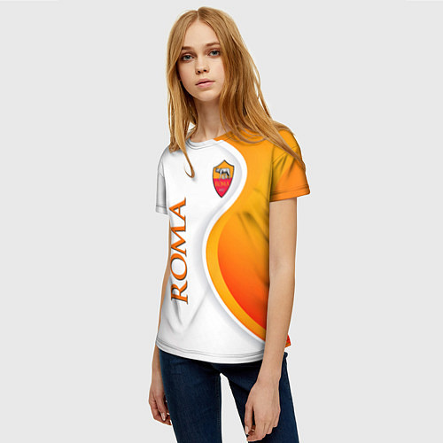 Женская футболка Рома / 3D-принт – фото 3