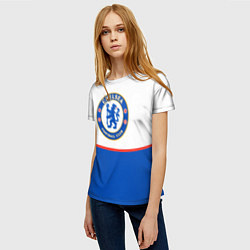Футболка женская Chelsea челси, цвет: 3D-принт — фото 2