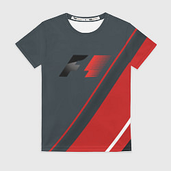 Футболка женская F1 Большое лого, цвет: 3D-принт