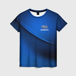 Футболка женская Subaru sport, цвет: 3D-принт