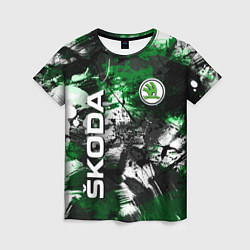 Футболка женская Skoda Sport Style Шкода, цвет: 3D-принт