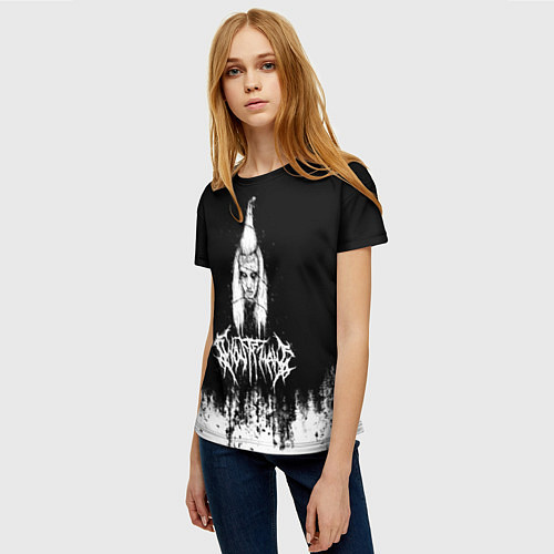 Женская футболка GHOSTEMANE Hip-Hop Grunge Гостмейн Лого / 3D-принт – фото 3