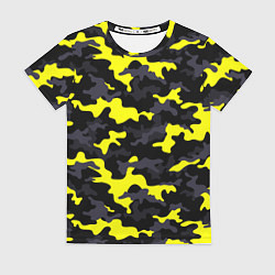 Женская футболка Black Camo