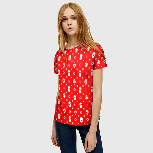 Женская футболка Red Dope Camo Dope Street Market / 3D-принт – фото 3