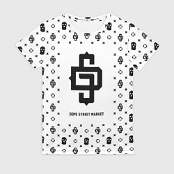 Футболка женская Узор White Dope Street Market, цвет: 3D-принт