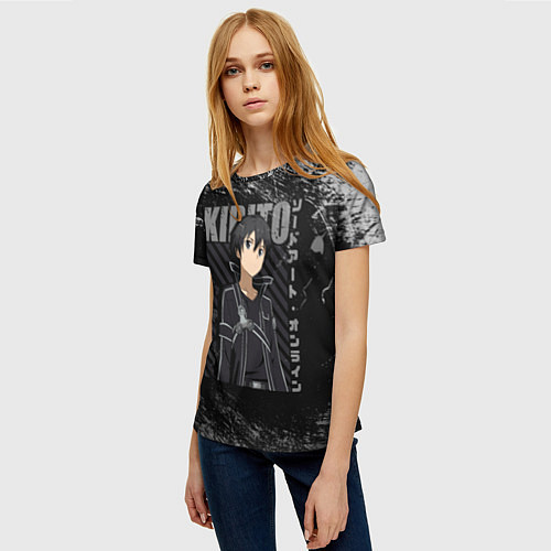 Женская футболка Кирито арт / 3D-принт – фото 3