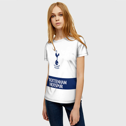 Женская футболка Tottenham Тоттенхэм / 3D-принт – фото 3