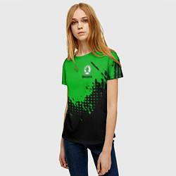 Футболка женская Skoda Auto Logo, цвет: 3D-принт — фото 2
