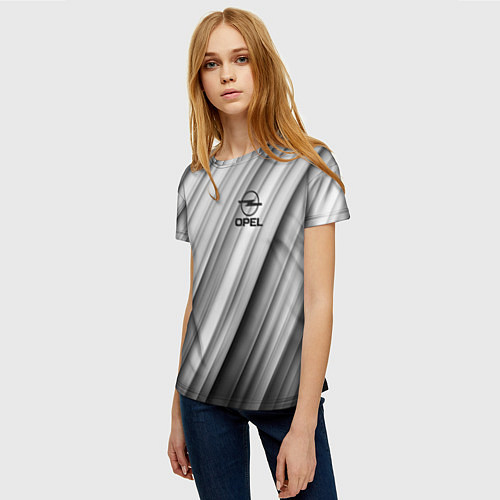 Женская футболка OPEL опель / 3D-принт – фото 3