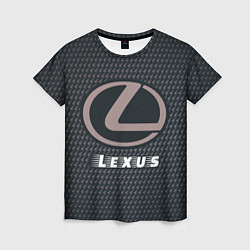 Футболка женская LEXUS Lexus - Карбон, цвет: 3D-принт