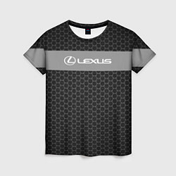 Футболка женская Lexus соты, цвет: 3D-принт