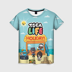 Футболка женская Toca Life Holiday!, цвет: 3D-принт