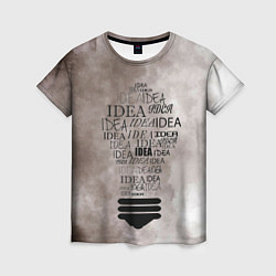 Футболка женская Idea!, цвет: 3D-принт