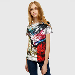 Футболка женская Fashion pattern Abstraction Impression, цвет: 3D-принт — фото 2