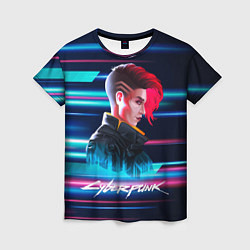 Женская футболка VI ВИ Cyberpunk2077