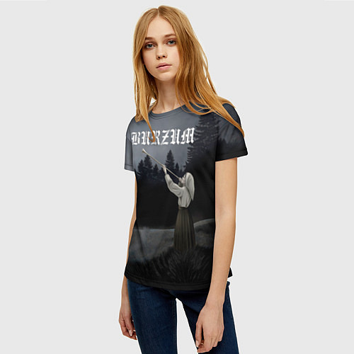 Женская футболка Burzum - Filosofem / 3D-принт – фото 3