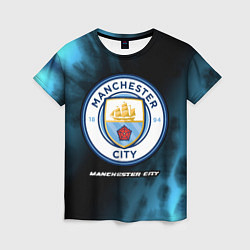 Футболка женская МАНЧЕСТЕР СИТИ Manchester City 5, цвет: 3D-принт