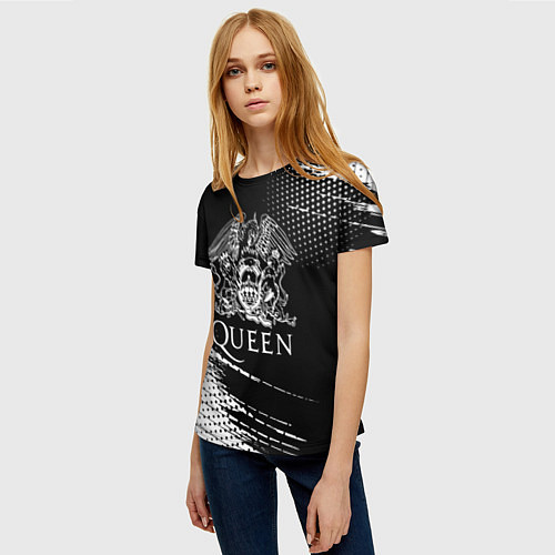 Женская футболка Queen герб квин / 3D-принт – фото 3