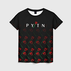 Футболка женская Payton Moormeie pattern rose, цвет: 3D-принт