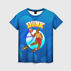 Футболка женская Dunk баскетболист, цвет: 3D-принт