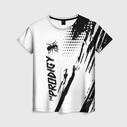 Футболка женская The prodigy - логотип, цвет: 3D-принт