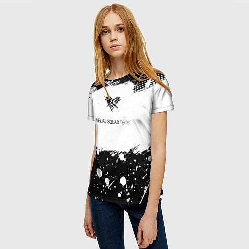 Женская футболка Велиал сквад / 3D-принт – фото 3