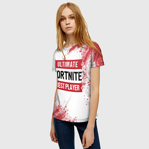 Женская футболка Fortnite Ultimate / 3D-принт – фото 3