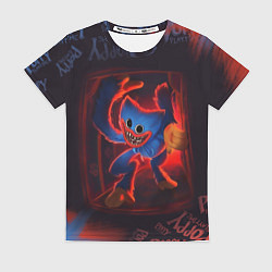 Футболка женская HuggyWuggy PP, цвет: 3D-принт