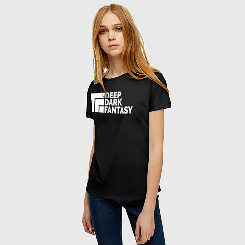 Женская футболка Глубокие темные фантазии Гачи / 3D-принт – фото 3