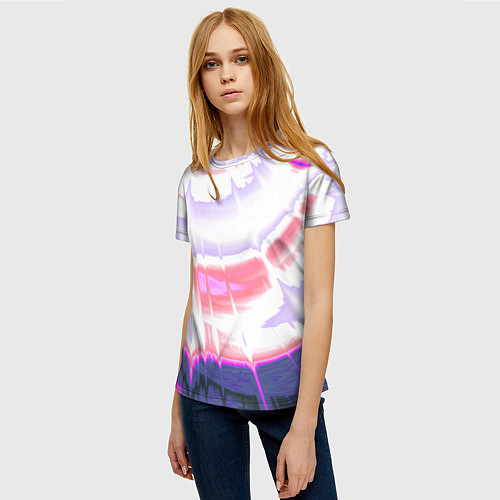 Женская футболка Тай-дай Абстракция Tie-Dye / 3D-принт – фото 3