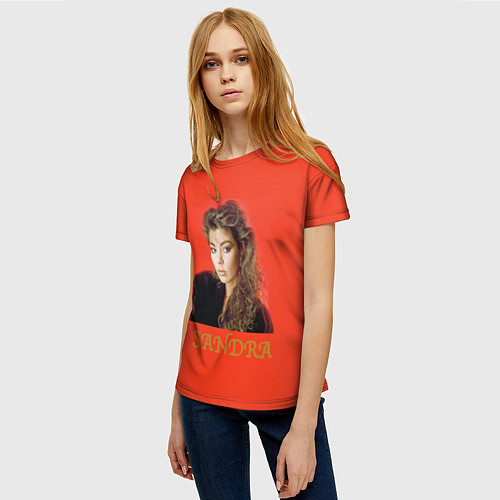 Женская футболка Звёзды 80-х Sandra / 3D-принт – фото 3